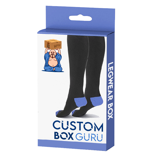 Custom Hang Tab Boxes legwear packing