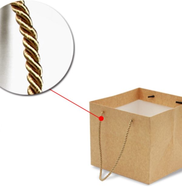 Kraft Paper Bags with rope handle