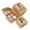 Muffin Boxes Packaging with Window kraft