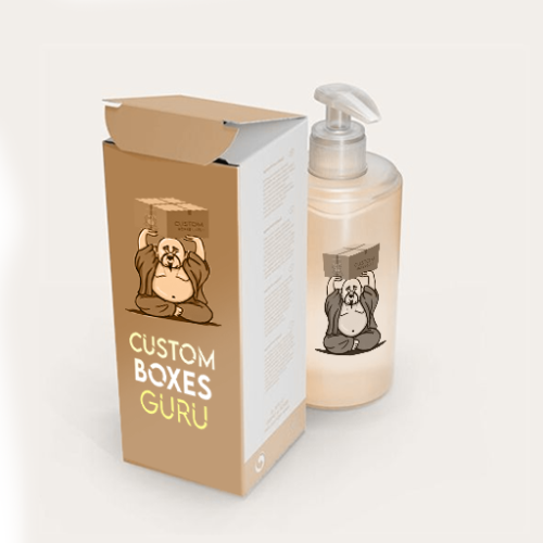 hand lotion custom box with logo
