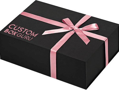 LIFELUM Gift Box 13 x 10 x 5 inch Black Gift Box Large Gift Box with Magnetic Lids Birthday Day Contains Card, Ribbon, Shredded Paper Filler